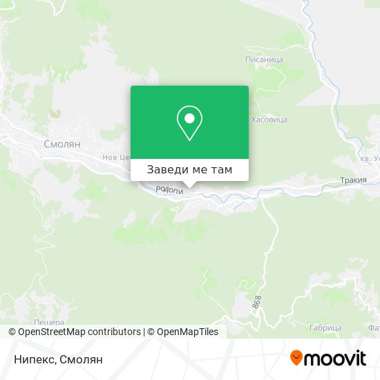Нипекс карта