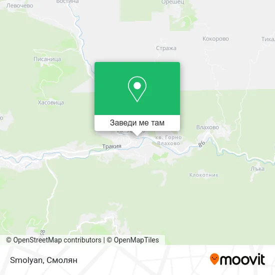 Smolyan карта