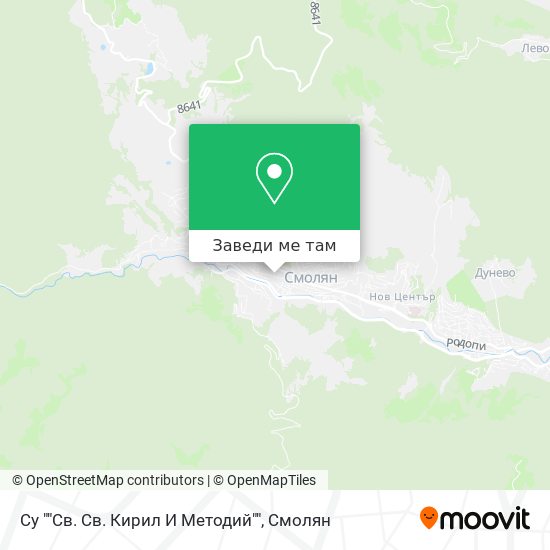 Су ""Св. Св. Кирил И Методий"" карта