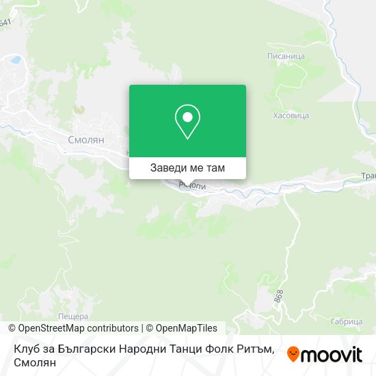 Клуб за Български Народни Танци Фолк Ритъм карта