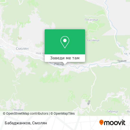 Бабаджанков карта