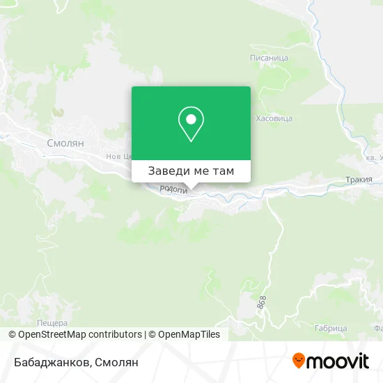 Бабаджанков карта