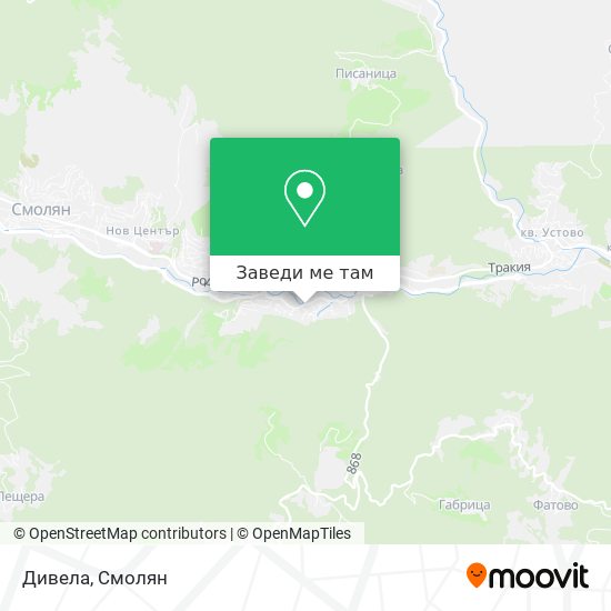 Дивела карта