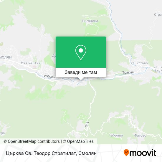 Църква Св. Теодор Стратилат карта