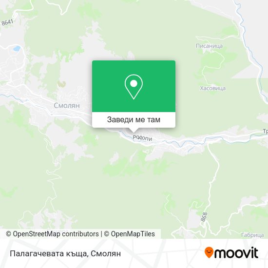 Палагачевата къща карта