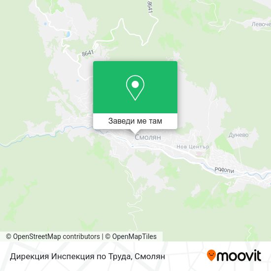 Дирекция Инспекция по Труда карта