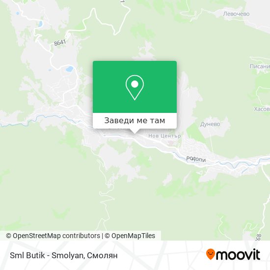 Sml Butik - Smolyan карта