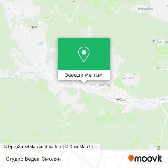 Студио Ведеа карта
