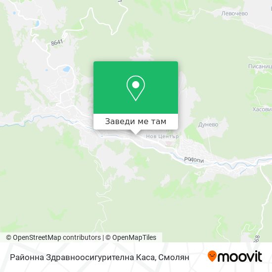 Районна Здравноосигурителна Каса карта