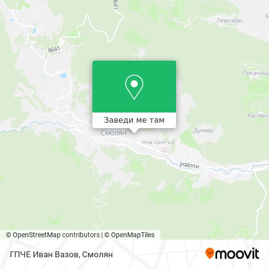 ГПЧЕ Иван Вазов карта