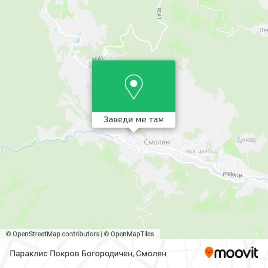 Параклис Покров Богородичен карта