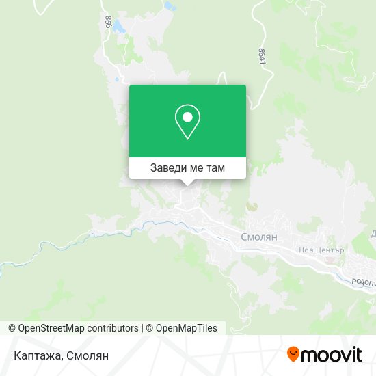 Каптажа карта