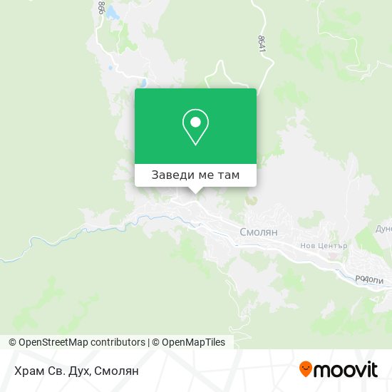 Храм Св. Дух карта