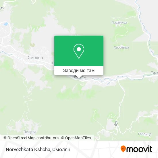 Norvezhkata Kshcha карта