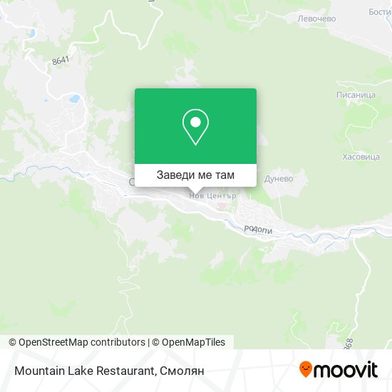 Mountain Lake Restaurant карта