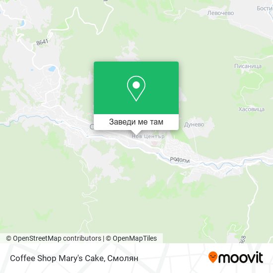Coffee Shop Mary's Cake карта