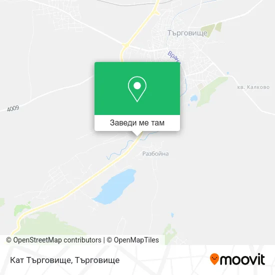Кат Търговище карта