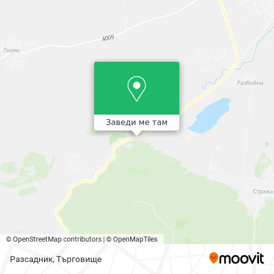 Разсадник карта