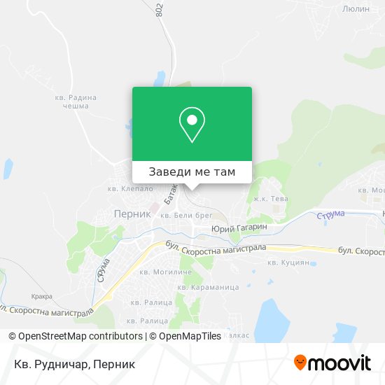 Кв. Рудничар карта