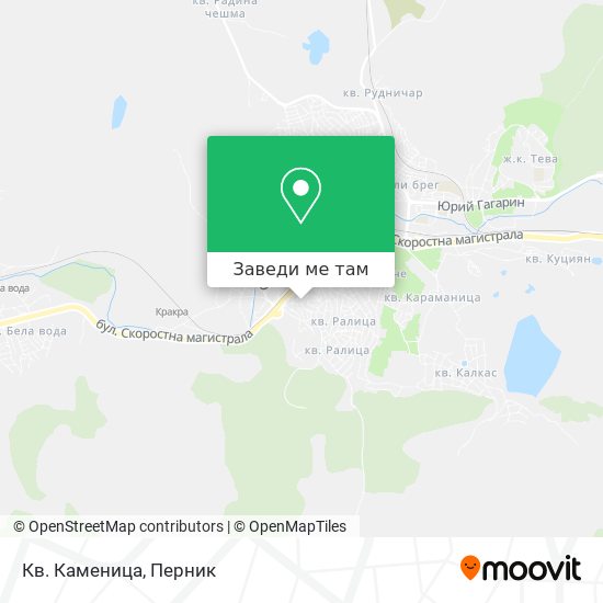 Кв. Каменица карта