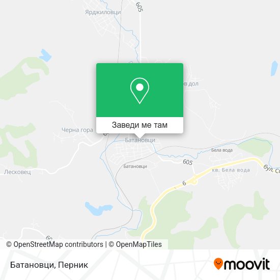 Батановци карта