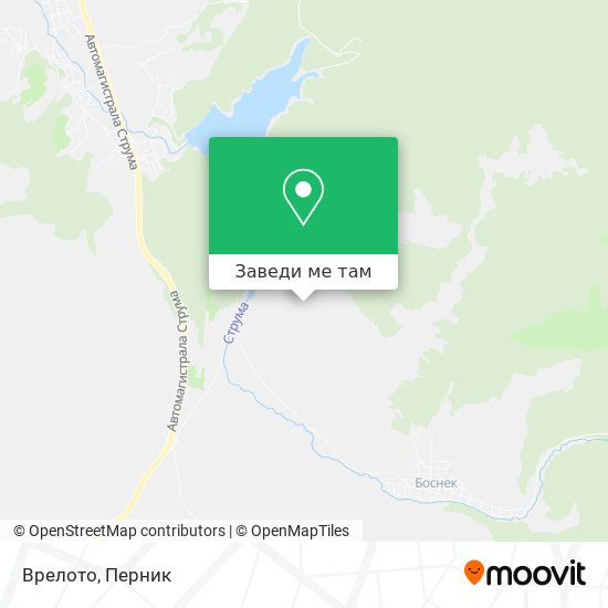 Врелото карта