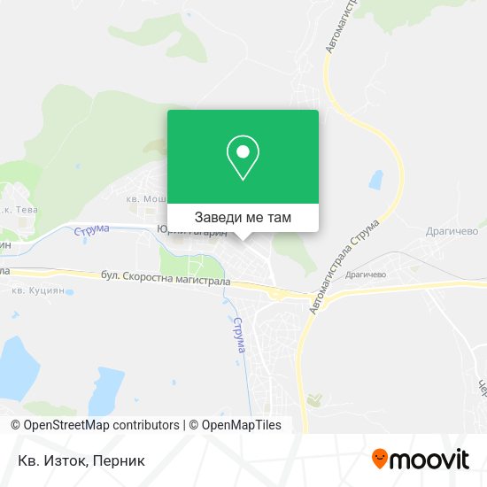 Кв. Изток карта