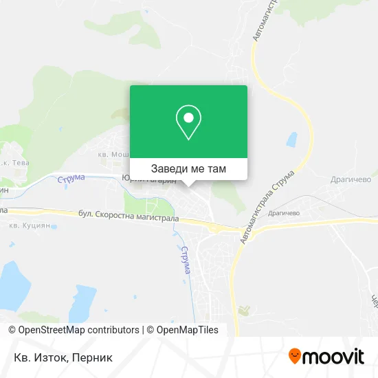 Кв. Изток карта