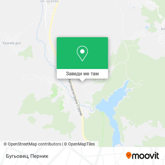 Бугьовец карта