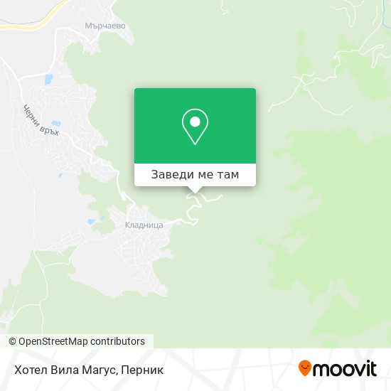Хотел Вила Магус карта