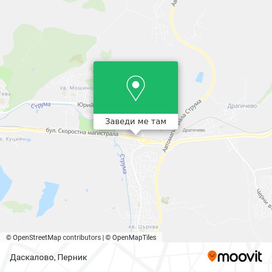 Даскалово карта