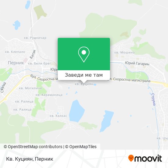 Кв. Куциян карта
