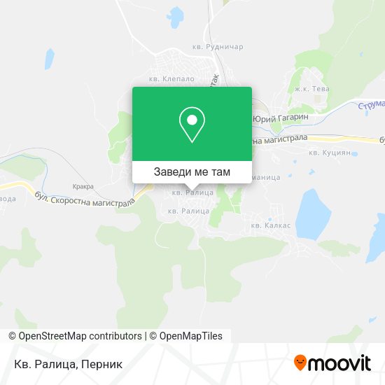 Кв. Ралица карта