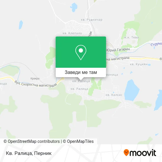 Кв. Ралица карта