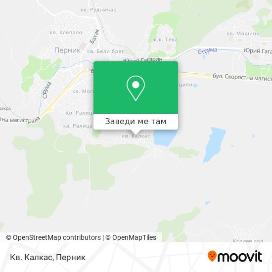 Кв. Калкас карта