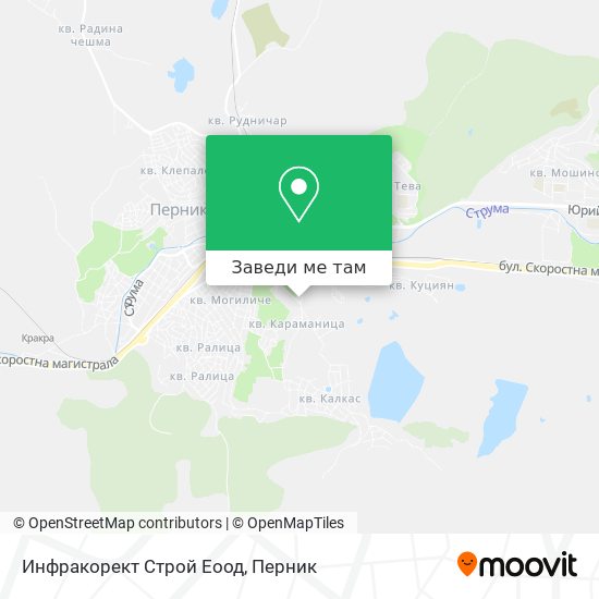 Инфракорект Строй Еоод карта