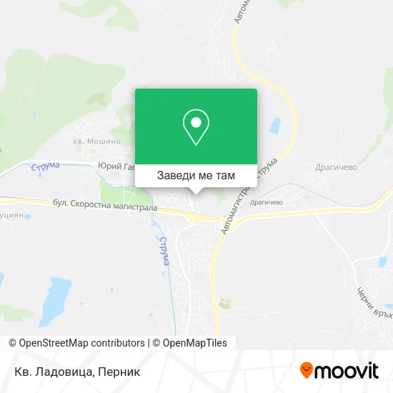 Кв. Ладовица карта