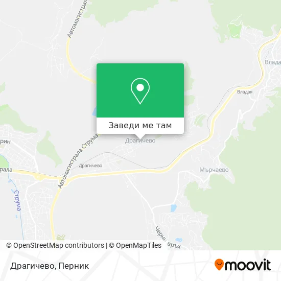 Драгичево карта