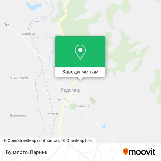 Бучалото карта