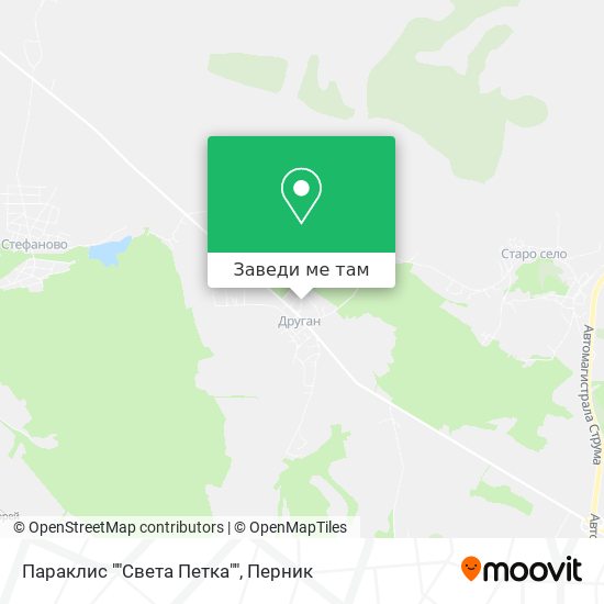 Параклис ""Света Петка"" карта