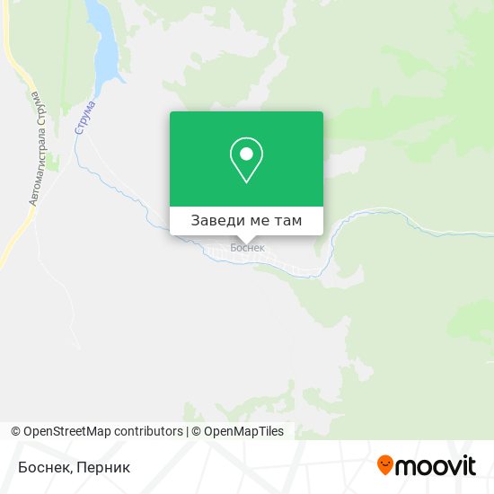 Боснек карта