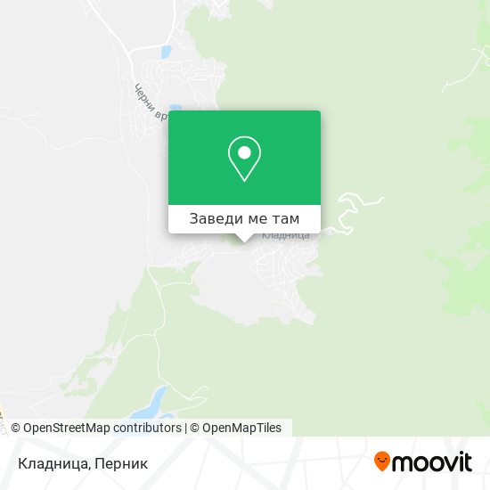 Кладница карта