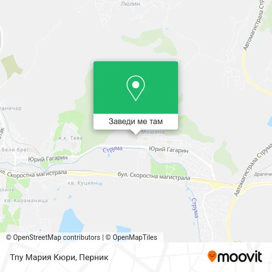 Тпу Мария Кюри карта