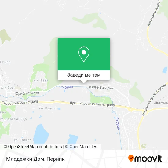 Младежки Дом карта