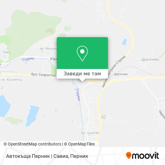 Автокъща Перник | Савиа карта