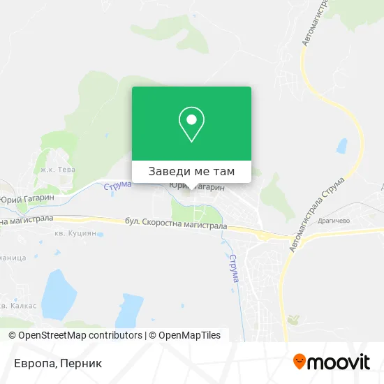 Европа карта