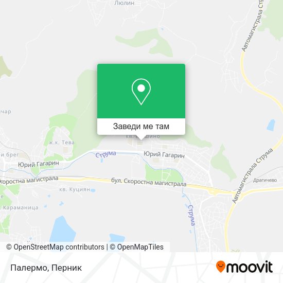 Палермо карта