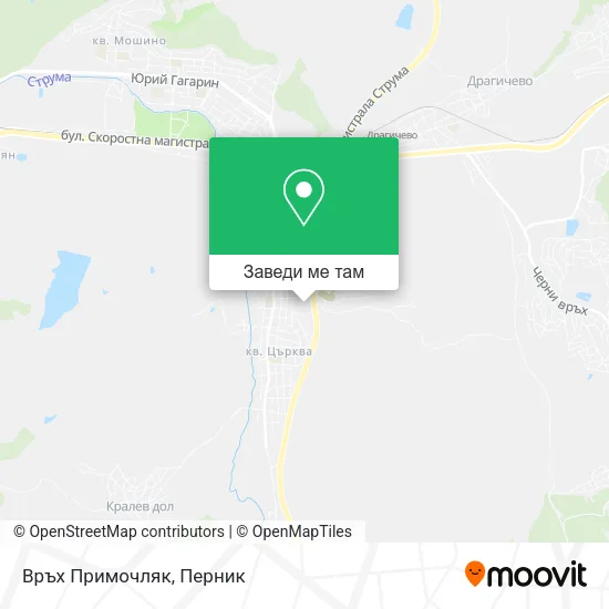 Връх Примочляк карта