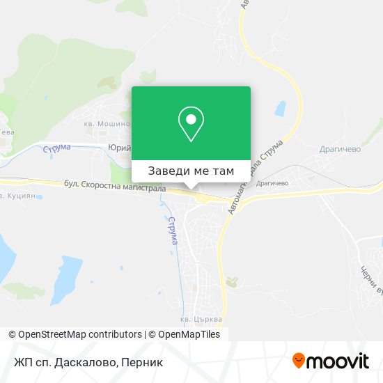 ЖП сп. Даскалово карта