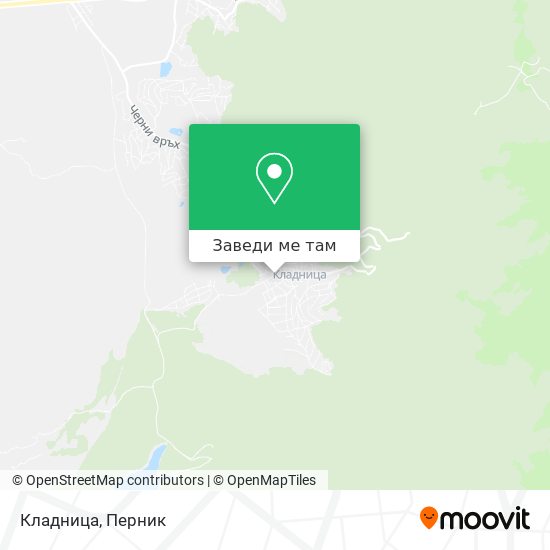 Кладница карта